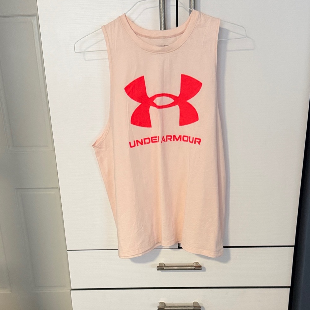 Under Armour Light Pink Sleeveless Top
